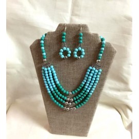 CBHJ17 Blue and Teal Bead Set